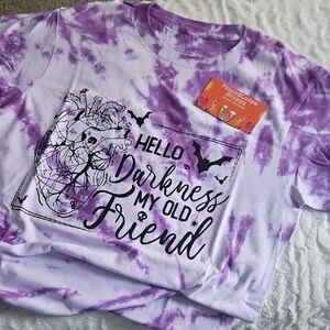 George Purple Tie-Dye Short Sleeve Tee